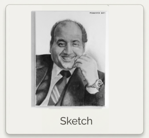 Mohammed Rafi _ Sketch By bhelaearts