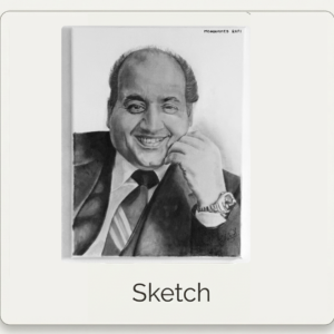 Mohammed Rafi _ Sketch By bhelaearts